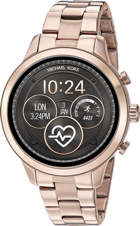 michael kors womens smartwatch|michael kors women's runway watch.